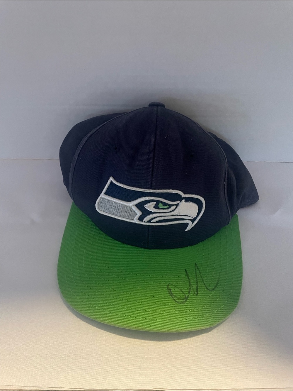 NFL Seattle Seahawks Youth Navy and Green Team Apparel Cap